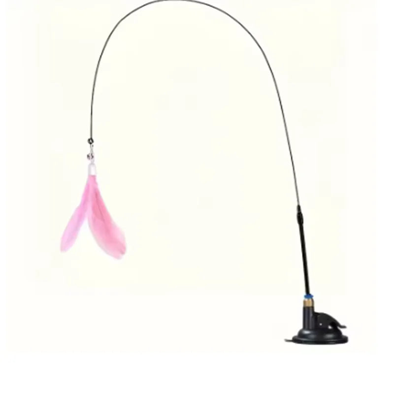 Pet Cat Toys Cute Funny Rainbow Strips Stick Cat Teaser Wand Pet Toys for Cats Interactive Toys Cat Supplies Pet Products