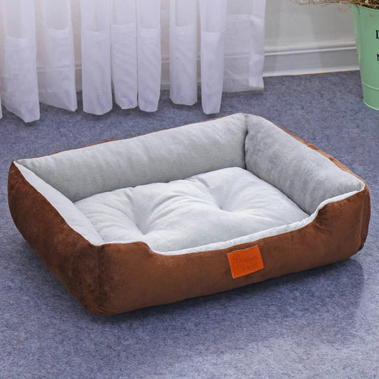 68x55cm Warm Dog House Soft Cat Litter Four Seasons Nest Pet Large Bed Baskets Waterproof Kennel For Cat Puppy Drop Shipping