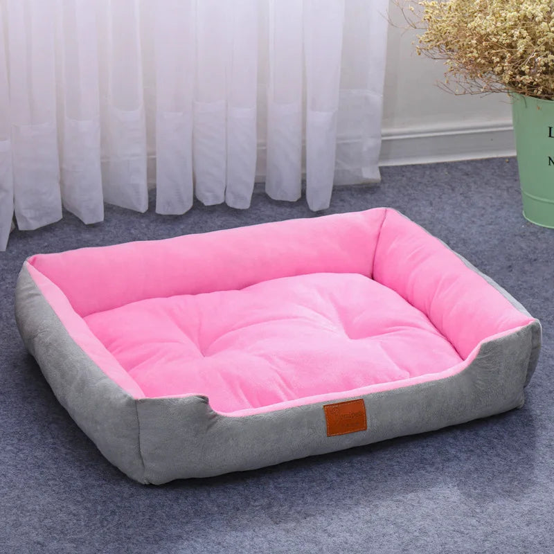 68x55cm Warm Dog House Soft Cat Litter Four Seasons Nest Pet Large Bed Baskets Waterproof Kennel For Cat Puppy Drop Shipping