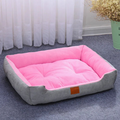68x55cm Warm Dog House Soft Cat Litter Four Seasons Nest Pet Large Bed Baskets Waterproof Kennel For Cat Puppy Drop Shipping