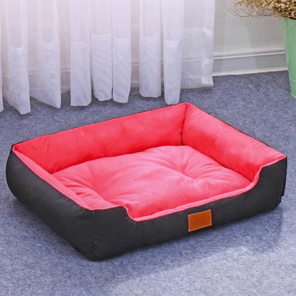 68x55cm Warm Dog House Soft Cat Litter Four Seasons Nest Pet Large Bed Baskets Waterproof Kennel For Cat Puppy Drop Shipping