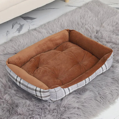 68x55cm Warm Dog House Soft Cat Litter Four Seasons Nest Pet Large Bed Baskets Waterproof Kennel For Cat Puppy Drop Shipping