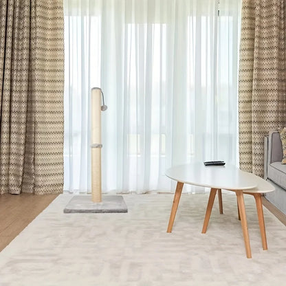 Two Section Vertical Sisal Material Safe Cat Climbing Frame Tree Modern Stable Design Cat Scratching Post for Cats