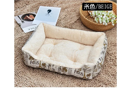68x55cm Warm Dog House Soft Cat Litter Four Seasons Nest Pet Large Bed Baskets Waterproof Kennel For Cat Puppy Drop Shipping