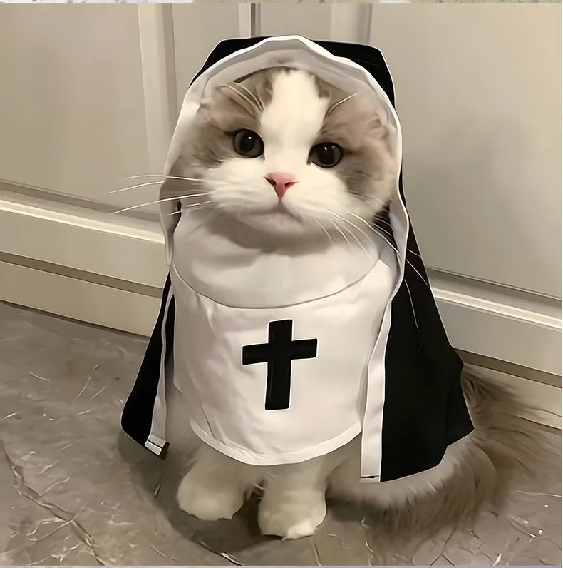 Cat Costumes, Cats and Dogs, Cross-dressing, Funny COS, Small and Medium-sized Pet Photo Props, Cat Funny Costumes