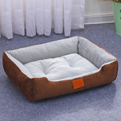68x55cm Warm Dog House Soft Cat Litter Four Seasons Nest Pet Large Bed Baskets Waterproof Kennel For Cat Puppy Drop Shipping