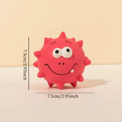 Cute Squeaky Pet Dog Interactive Chew Toy Puppy Bite Resistant Thorn Tooth Cleaning Toy Molar Chew Toys for Dogs Supplies