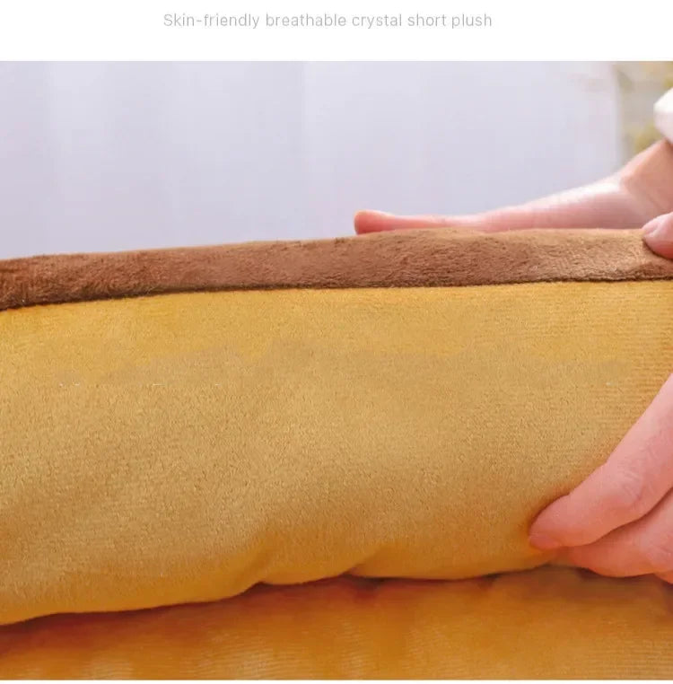 68x55cm Warm Dog House Soft Cat Litter Four Seasons Nest Pet Large Bed Baskets Waterproof Kennel For Cat Puppy Drop Shipping