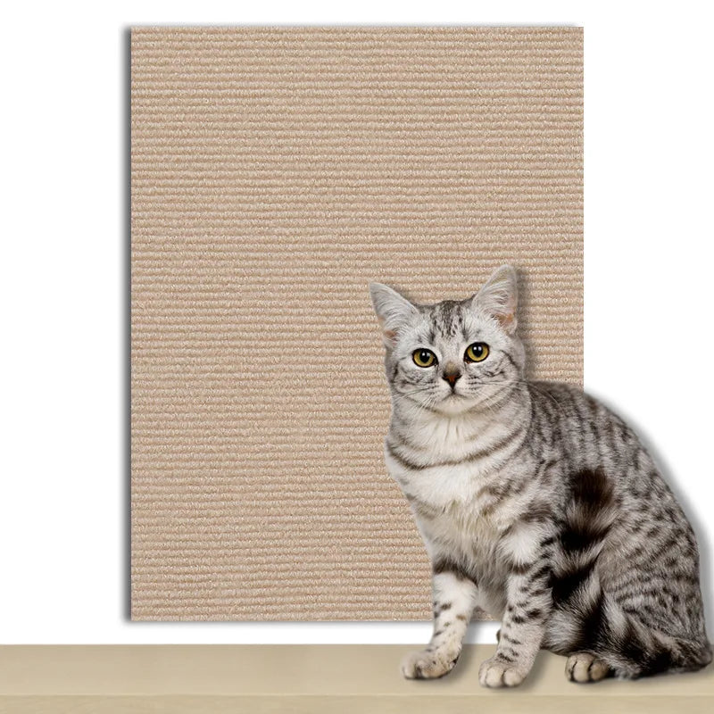 7 Colors Cat Scratcher Sofa Protector Cats Scratcher Pad Board Protection Trimmable Self-adhesive Carpet DIY Cat Scratch Mat