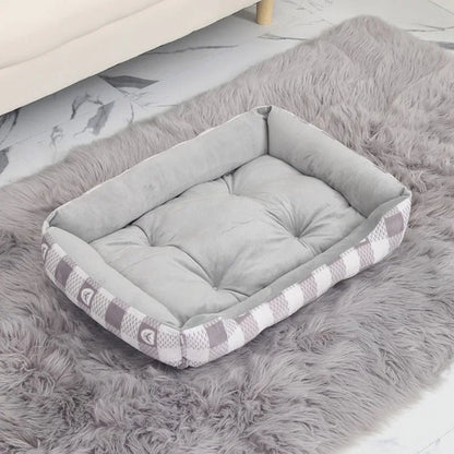 68x55cm Warm Dog House Soft Cat Litter Four Seasons Nest Pet Large Bed Baskets Waterproof Kennel For Cat Puppy Drop Shipping
