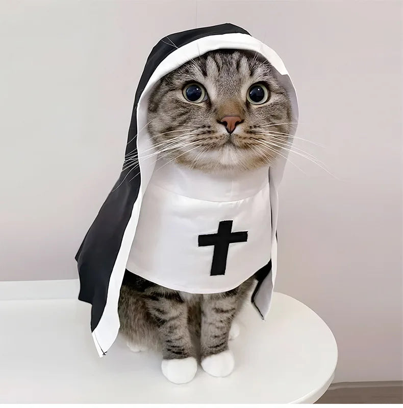 Cat Costumes, Cats and Dogs, Cross-dressing, Funny COS, Small and Medium-sized Pet Photo Props, Cat Funny Costumes