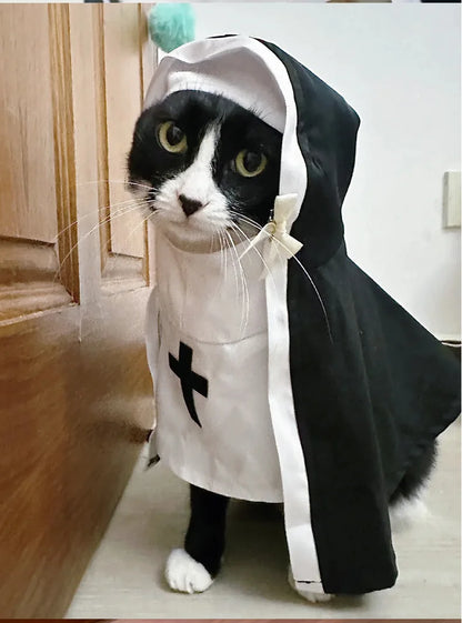 Cat Costumes, Cats and Dogs, Cross-dressing, Funny COS, Small and Medium-sized Pet Photo Props, Cat Funny Costumes
